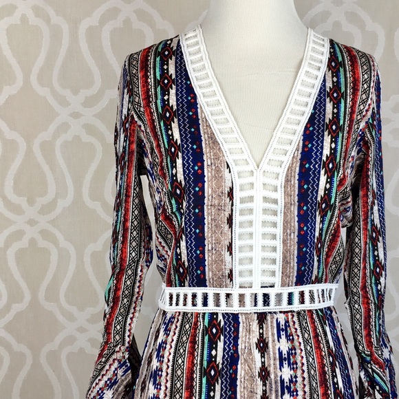 2 Piece Gypsy Bohemian Tribal Maxi - Picture 4 of 8
